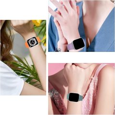Silikonový řemínek kompatibilní s Apple Watch 3 ks
