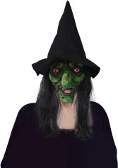 Halloweenská maska Čarodějnice