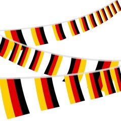 Nemecká vlajka 14x21 cm - 2 x 25 ks