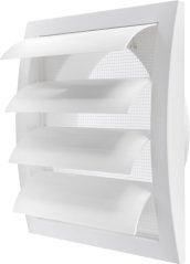 Ventilační mřížka 150 mm s lamelami a sítí