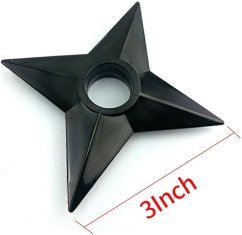 Ninja plastové rekvizitné zbrane - hvězda