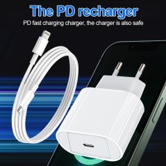 Nabíječka pro iPhone 20W USB-C s kabelem USB-C na Lightning 1,8 m