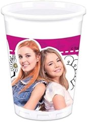 Plastové kelímky v štýle Maggie & Bianca - 8ks