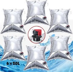 Vak na vodu - 6 x 20 l