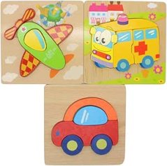 Dřevěné puzzle pro děti