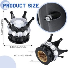 4dílná sada krytek na ventilky