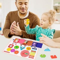 Dřevěná montessori hračka 5 v 1 - Poškozená krabice