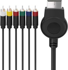 PS3/PS2 komponentní kabel, 1,8 m HD RCA Audio Video kabel