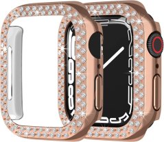 Diamantové ochranné pouzdro pro Apple Watch 7 41 mm / Apple Watch 8 41 mm