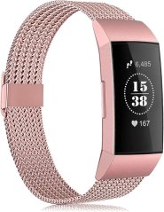 Kovový řemínek pro Fitbit Charge 4/Charge 3/SE - S