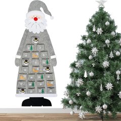 Adventní kalendář Santa - závěsný