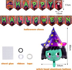 Halloweenské balóniky a dekorácie