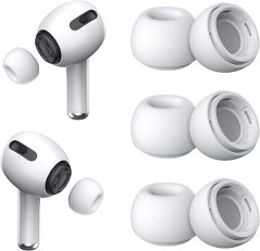 Náhradní silikonové špunty na sluchátka Airpods - 3 páry (malé)