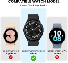 Ochranné pouzdro a sklo pro Samsung Galaxy Watch 6 Classic 43mm - Poškozená krabice