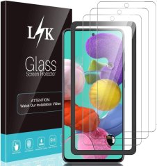 Ochranné tvrdené sklá na Samsung Galaxy A51 - 3 ks - Bez pôvodnej krabice