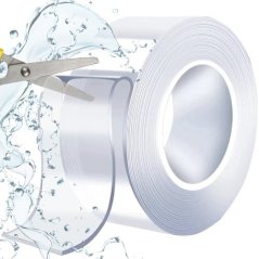 Oboustranná samolepící průhledná páska - 3 m