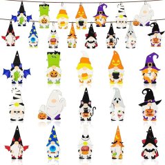 Halloweenska dekorácia - závesní trpaslíci 46 ks