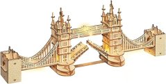 3D drevené puzzle 113 kusov Tower Bridge