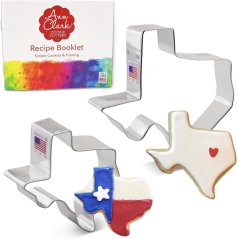 Vianočné vykrajovače na pečivo v tvare štátu Texas - 2 veľkosti