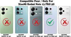 Ochranný kryt + 2x ochranné sklo na Xiaomi Redmi Note 13 Pro 5G
