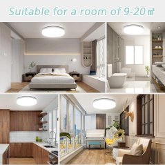 LED stropní světlo 36 W - Bez příslušenství, Bez původní krabice