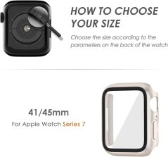 Ochranné pouzdro pro Apple Watch Series 9 / Series 8 / Series 7 45mm - 2 ks