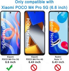 Ochranné sklo na Xiaomi POCO M4 Pro 5G / Redmi Note 11T - 2 ks