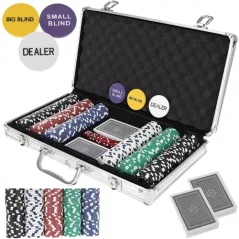 Poker - sada 300 žetónov v kufri