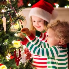 LED vánoční světýlka Santa Claus