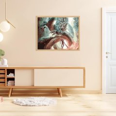 Malování podle čísel 40 x 50 cm bez rámu - Poškozená krabice