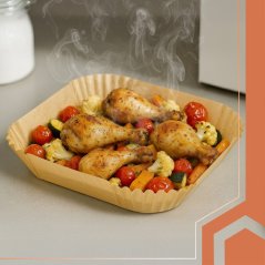 Pečící papír do horkovzdušné fritézy - 100 ks