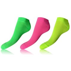 Dámske členkové ponožky COLOUR IN-SHOE - 3 páry