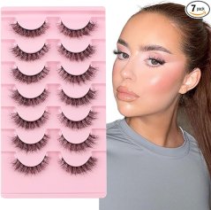 Umělé nalepovací řasy  - 7 párů