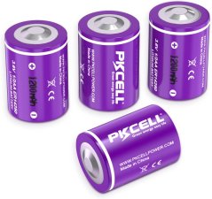 Lithiová baterie 1/2AA ER14250 3,6 V 1200 mAh -Nekompletní - 3 ks