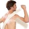 Přírodní lufa pás na záda – oboustranný exfoliační kartáč - Bez původní krabice