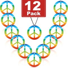 Hippie náhrdelník 12 kusov