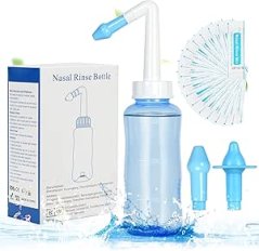 Izotonická láhev 300 ml + 40 sáčků se solí na proplach nosu