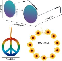Sada hippie doplňků – 6 ks - Nekompletní