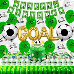 Dekorativní sada balónků s dekoracemi na party fotbal