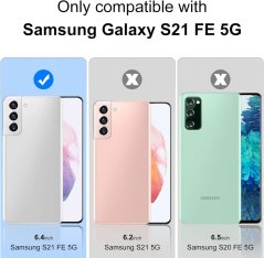 Ochranný kryt so šnúrkou a 2x ochranné sklo na Samsung Galaxy S21 FE 5G