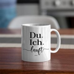 Hrnek s německým nápisem