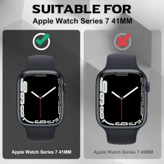 Diamantové ochranné pouzdro pro Apple Watch 7 41 mm / Apple Watch 8 41 mm