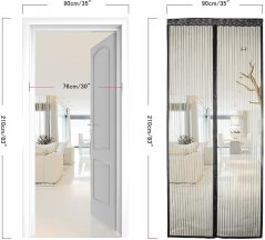 Magnetická síť proti hmyzu 90 x 210 cm