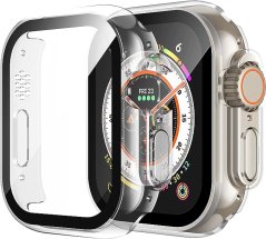 2 kusy tvrdé púzdro so sklom pre Apple Watch Ultra 49 mm