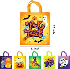 12 velkých halloweenských tašek