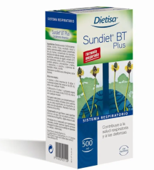 Dietisa Sundiet Bt Plus 500ml, doplnok stravy na upokojiť krk a horné cesty dýchacie.