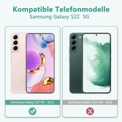 Ochranné tvrdené sklá na Samsung Galaxy S22 5G - 2 ks