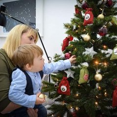 Adventný kalendár na naplnenie - závesný