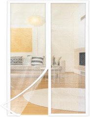 Magnetický termoizolační závěs proti chladu, větru 75 × 220 cm