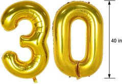 Balónik číslica 30